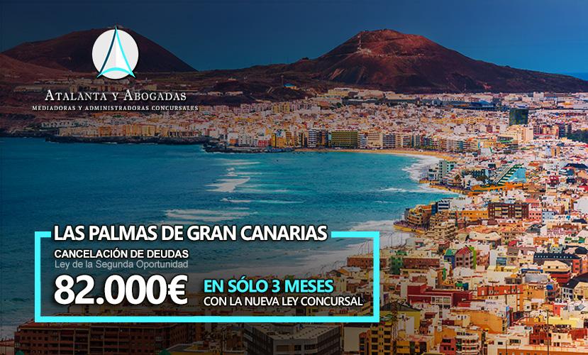 Cancelacion de 82.000 euros de deuda en Las Palmas de Gran Canaria