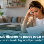 Tengo trabajo fijo pero no puedo pagar mis deudas: ¿puedo acogerme a la Ley de Segunda Oportunidad?