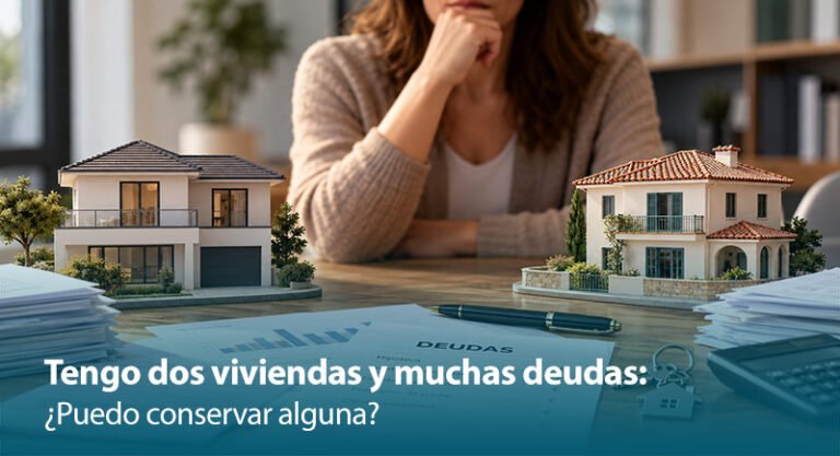 Tengo dos viviendas y muchas deudas: ¿Puedo conservar alguna?